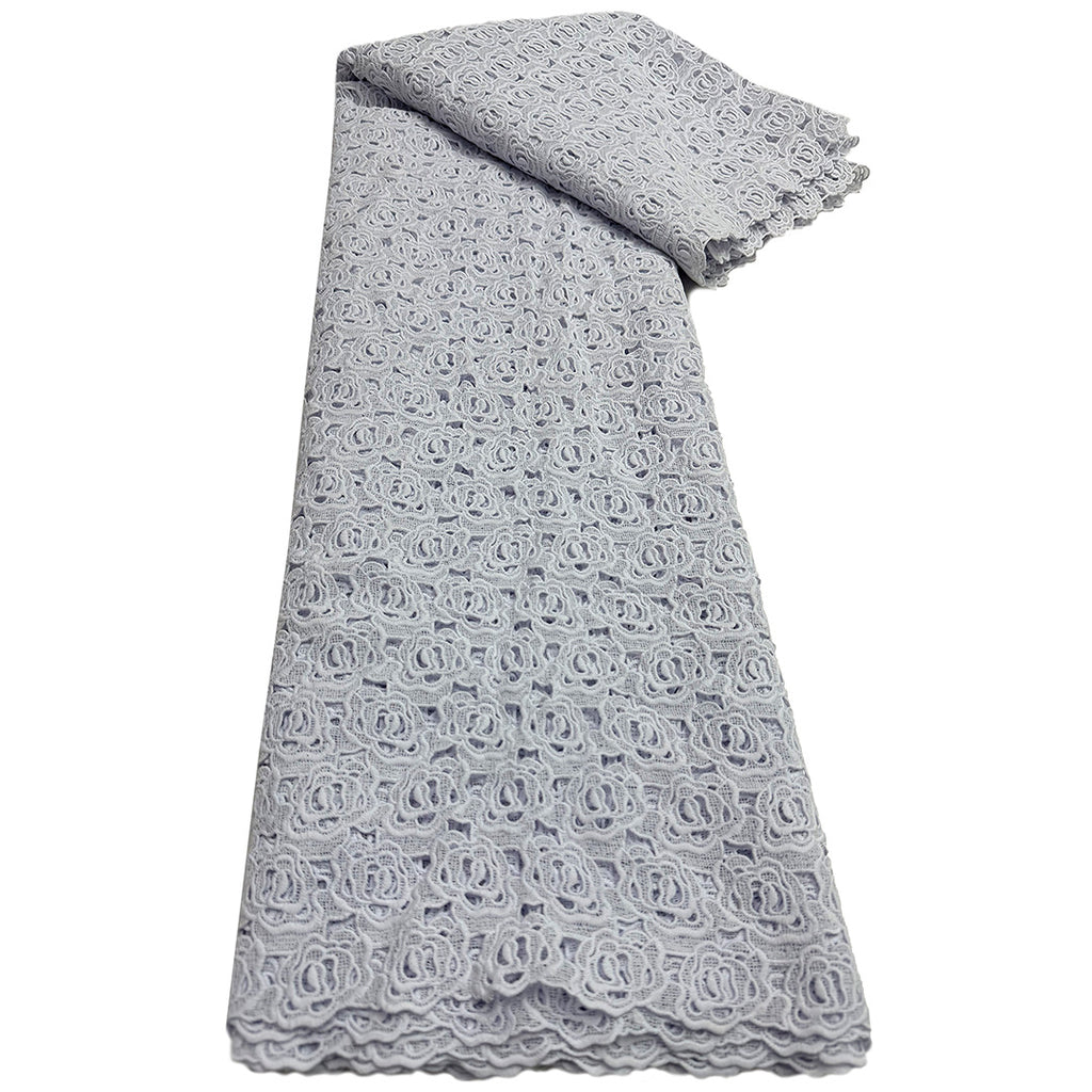 Rose Embroidered Lace Fabric — fabric photo 4