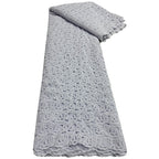 Rose Embroidered Lace Fabric — fabric photo 4