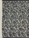 3/4 mm Crystal-Look Sequin & Silver-Bead Embroidered Bridal Fabric – Design 64831 — fabric photo 6
