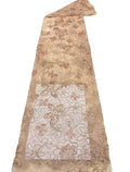 3D Floral 3/5mm Sequin Embroidery Fabric — fabric photo 6