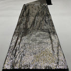Stretch 5 mm Sequin Embroidered Stretch Mesh Fabric – Design 93471 — fabric photo 2