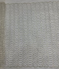 Silver Bead & 3/5 mm Sequin Embroidered Bridal Fabric — fabric photo 6