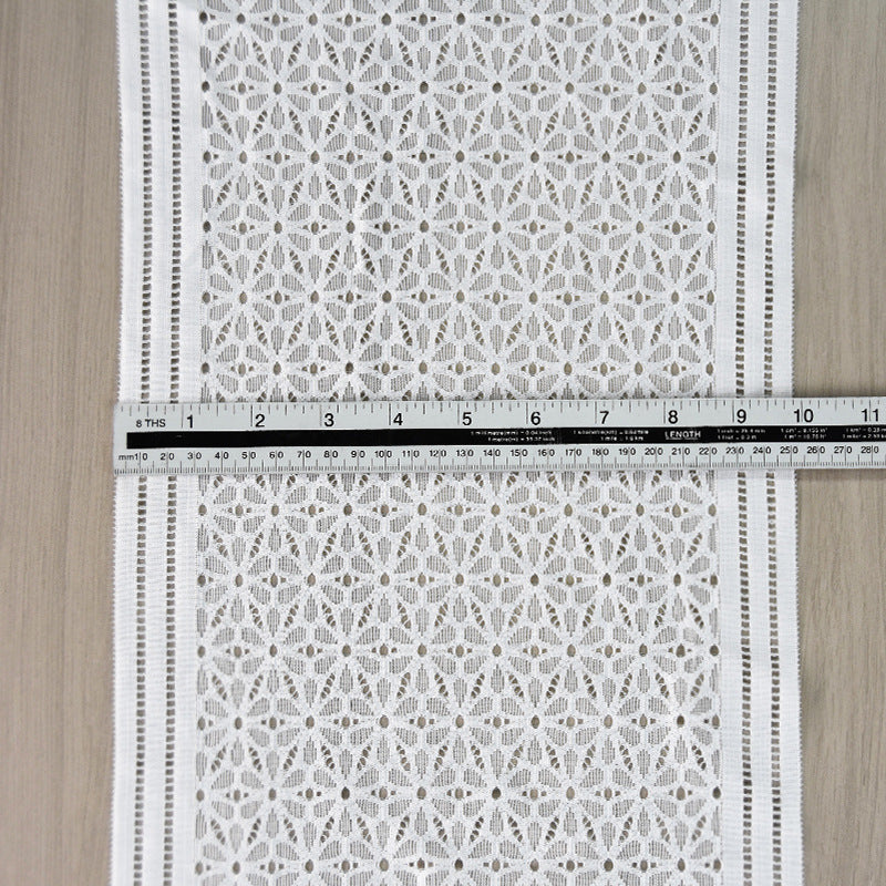 Circular Openwork Straight-Edge Stretch Lace Trim 25 cm — fabric photo 3
