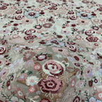Heavy Sequin Embroidered Bridal Fabric – Design 82271 — fabric photo 4