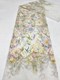 Printed Bead Sequin Embroidery Fabric for Dresses — fabric photo 6