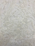 Botanical Bead Embroidery with 2/4 mm Sequins — fabric photo 5