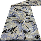 Heavy Layered Sequin Embroidered Bridal Fabric