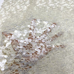 Multi-Size Sequin Embroidered Lace Fabric — fabric photo 5