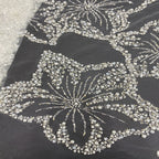 Heavy Foam Bead Sequin Fabric for Wedding Gowns — fabric photo 3