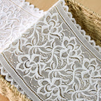 Ruffled Knitted Stretch Lace Trim 22 cm — fabric photo 2