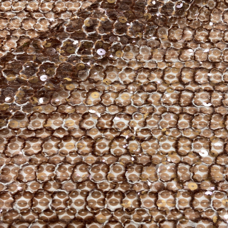 Cutwork Water-Soluble 7mm Sequin Ribbon Fabric — fabric photo 5