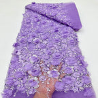 Sequin & Appliqué Bridal Fabric — fabric photo 5