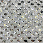 Sequin & Bubble-Bead Embroidered Bridal Fabric – Design 80927 — fabric photo 2