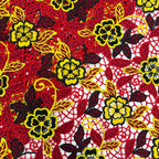 Floral Embroidered Guipure Lace Fabric – Design 00383
