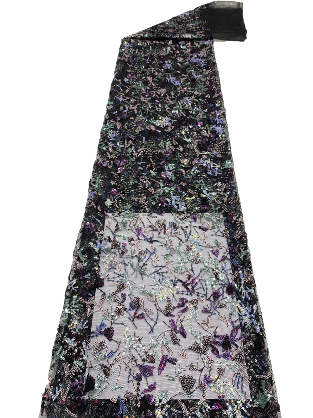Sequin Embroidered Bridal Fabric – Design 21215 — fabric photo 6