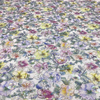 Printed Rose Bead Sequin Embroidery Fabric — fabric photo 5