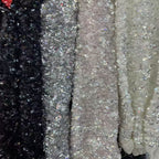 Dense 5mm Sequin Embroidered Stretch Mesh — fabric photo 3