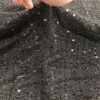 Coarse-Woven Base Bead and Sequin Embroidered Fabric — fabric photo 3