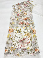 Laser Print Bead Sequin Embroidery Fabric — fabric photo 6