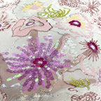 Seven-Size Sequin Combination Embroidery Fabric — fabric photo 2