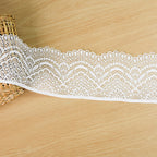 Single-Scallop Picot-Edge Stretch Nylon Lace Trim 8.8 cm — fabric photo 3