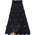 Rhinestone and Sequin Embroidered Chiffon Lace – Per Yard — fabric photo 5