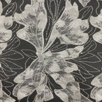 Large Floral Sequin & Laser-Cut Embroidered Lace Fabric — fabric photo 3