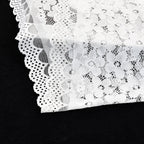 Five-Petal Floral Textured Stretch Nylon-Spandex Lace Trim 18.5 cm — fabric photo 5