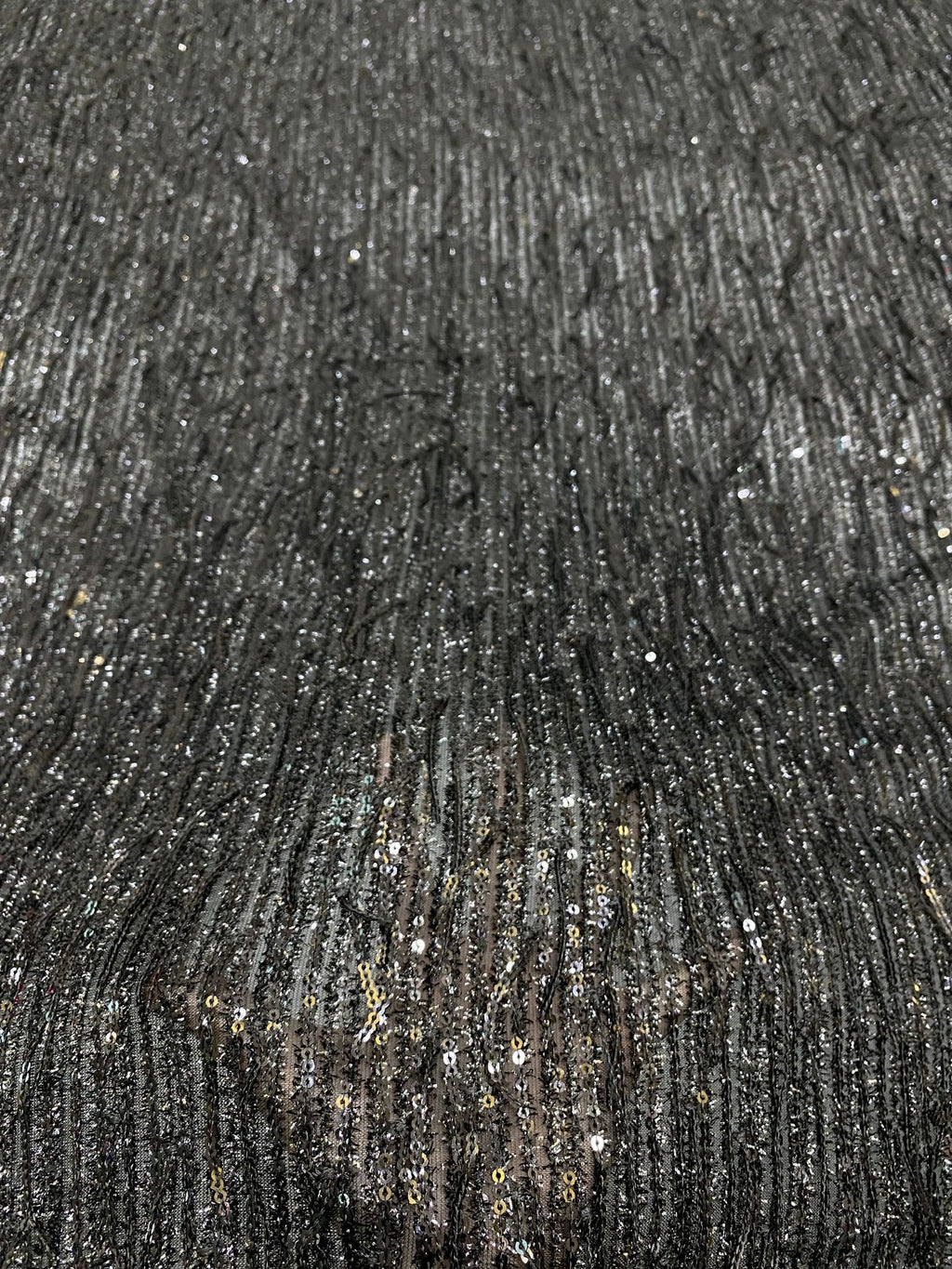 3 mm Sequin Embroidered Bridal Fabric – Design 10015 — fabric photo 5