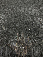 3 mm Sequin Embroidered Bridal Fabric – Design 10015 — fabric photo 5