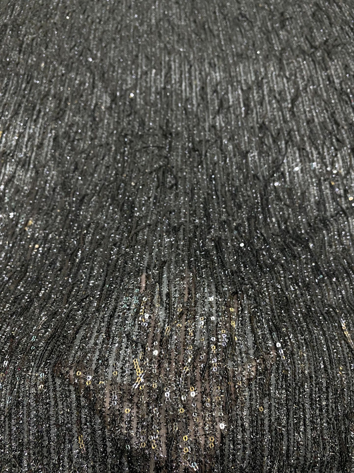 3 mm Sequin Embroidered Bridal Fabric – Design 10015 — fabric photo 5