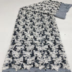 Chiffon with 5–9mm Sequin Embroidery — fabric photo 5