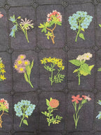 Multicolor Botanical Embroidery Fabric — fabric photo 4