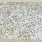 White Shell Sequin Embroidered Stretch Mesh — fabric photo 2