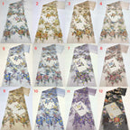Laser Floral Beaded Sequin Embroidery Fabric — fabric photo 4