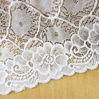 Ruffled Knitted Stretch Lace Trim 24 cm — fabric photo 3
