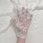 Wide Stretch Lace Trim 40 cm — fabric photo 2