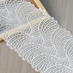 Geometric Stretch Nylon Lace Trim 17 cm