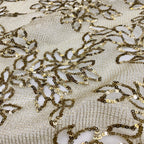 Multicolor Sequin Embroidered Mesh Fabric — fabric photo 2
