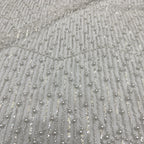 3 mm Sequin & Bubble-Bead Embroidered Bridal Fabric – Design 84447 — fabric photo 5