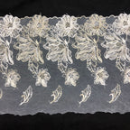Water-Soluble Embroidered Lace Trim 14 cm