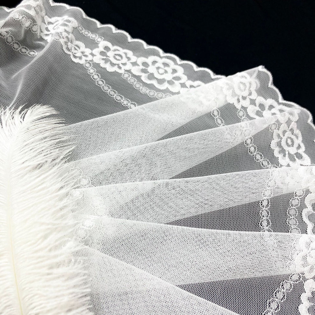Wide Stretch Nylon Lace Trim