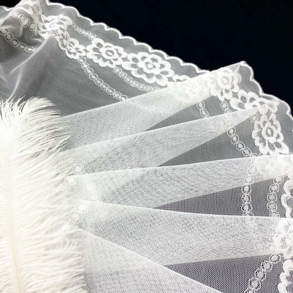 Wide Stretch Nylon Lace Trim