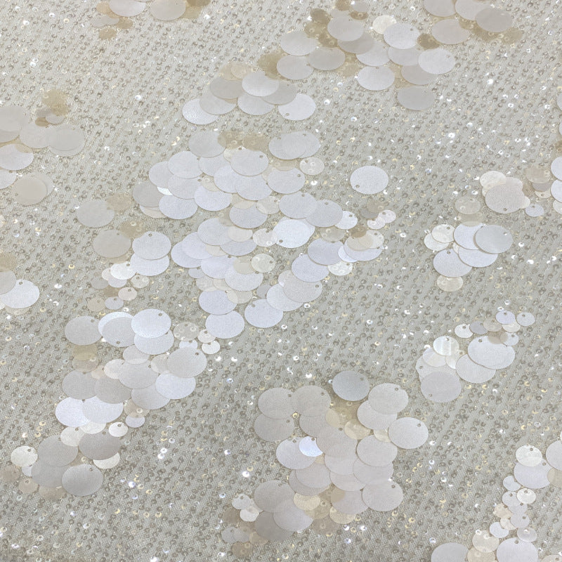 Multisize 3–18mm Sequin Embroidery Fabric — fabric photo 3