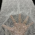 Crystal-Look Sequin Embroidered Bridal Fabric
