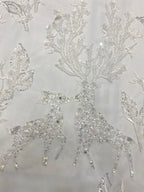 Sequin Embroidered Bridal Fabric – Design 62591 — fabric photo 5