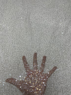 3/5 mm Sequin Embroidered Irregular Mesh Fabric — fabric photo 4