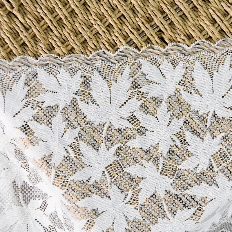 Maple Leaf Wide Lace Trim 24 cm