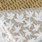 Maple Leaf Wide Lace Trim 24 cm