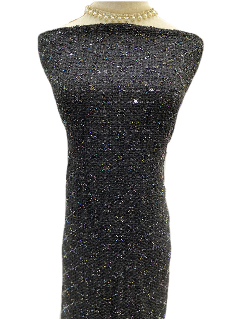 Sequin Embroidered Bridal Fabric – Design 83487